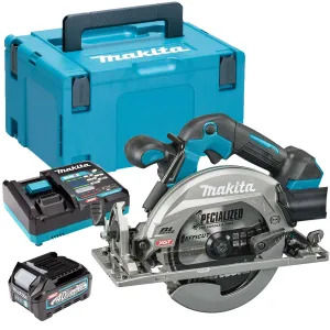 Makita HS012GZ01 40V Brushless 165mm Circular Saw With 1 x 2.5Ah Battery. Charger & Case