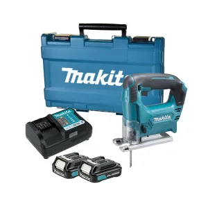 Makita JV101DWAE 12V max CXT Jigsaw With 2 x 2.0Ah Batteries. Charger & Carrying Case