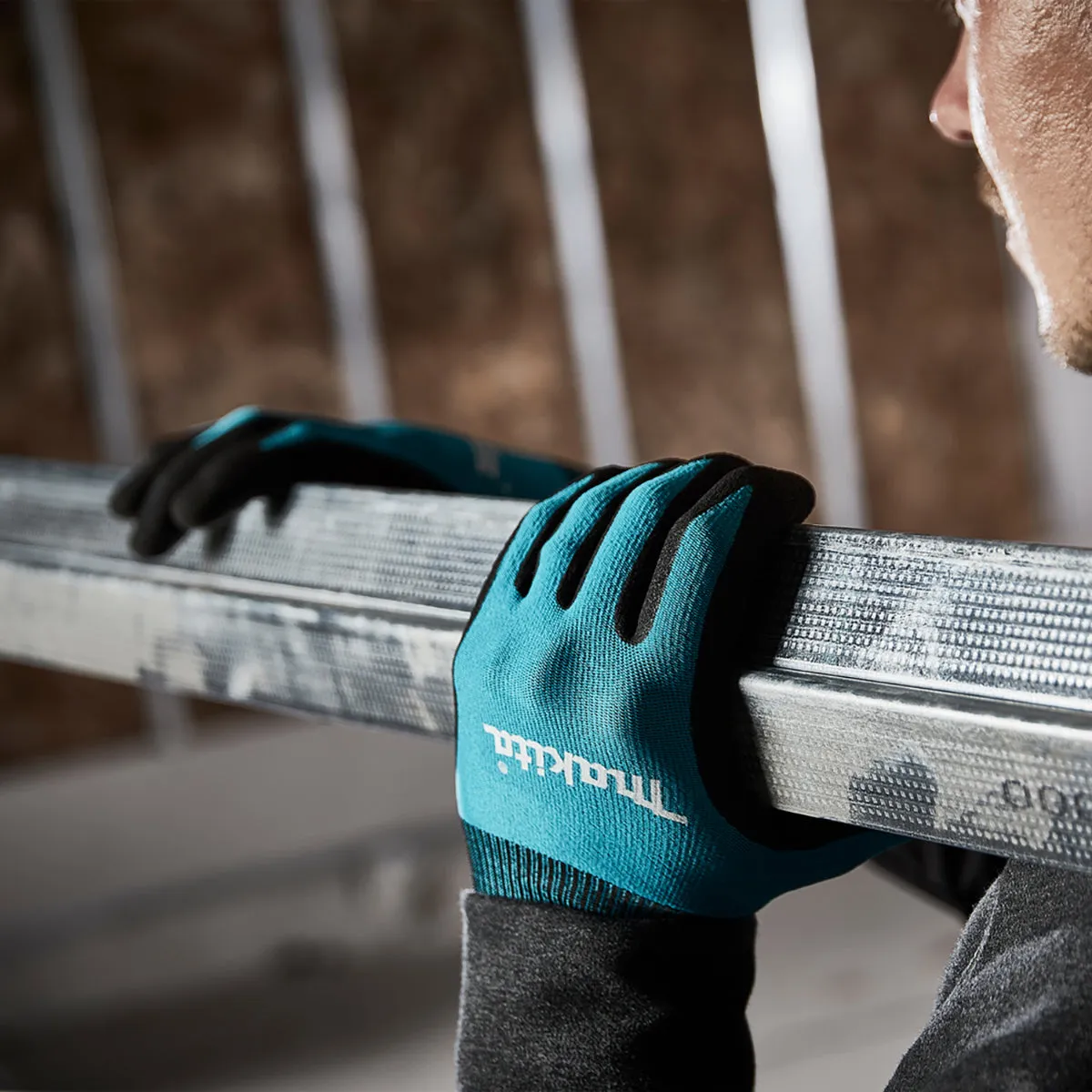 Makita P-84698 Fitknit Cut Level 1 Nitrile Coated Dipped Gloves Size Large