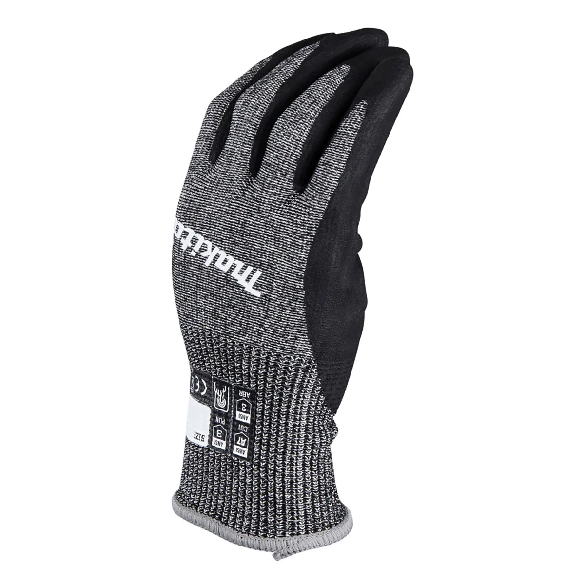 Makita P-84713 Advanced FitKnit Cut Level 7 Nitrile Coated Dipped Gloves Size Medium