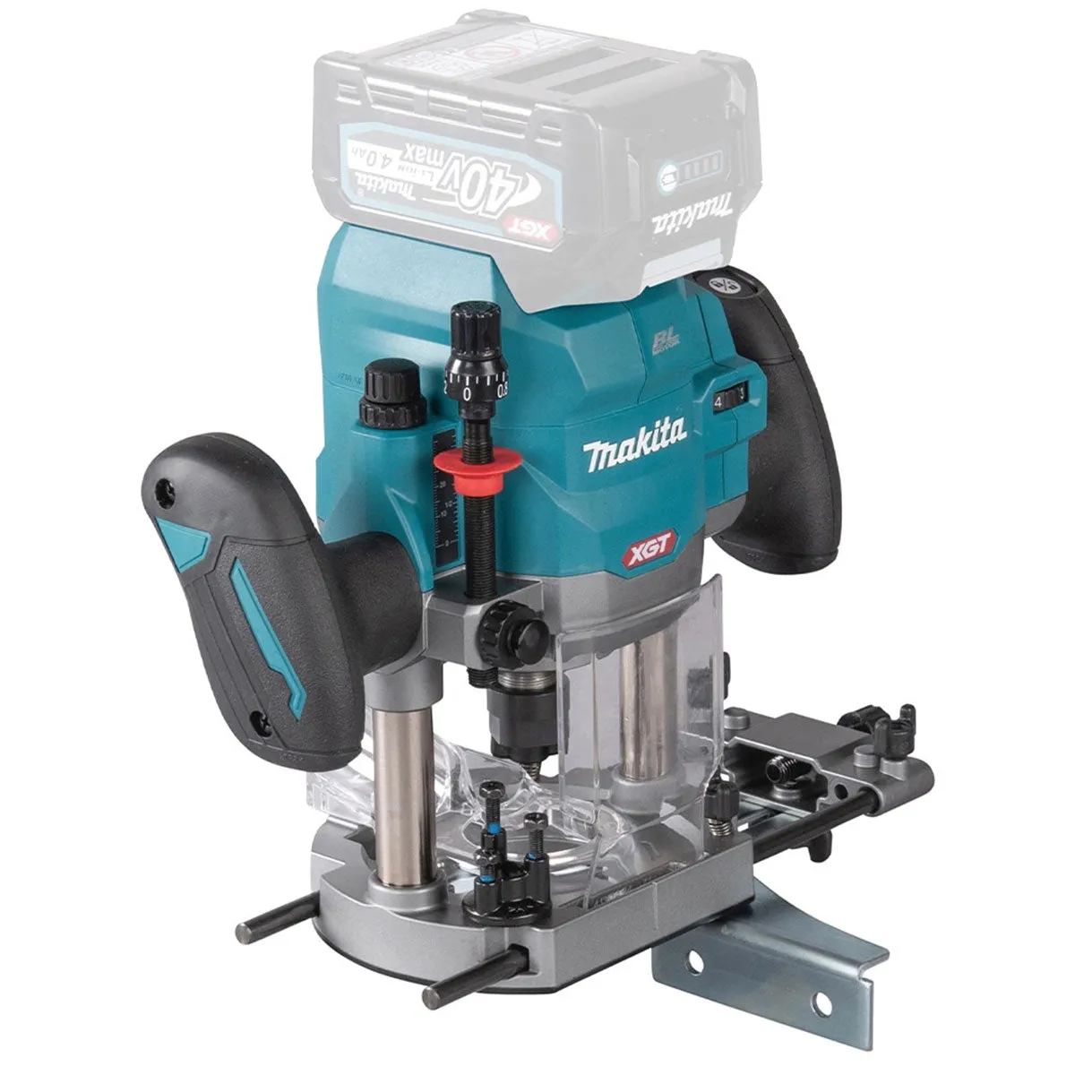 Makita RP001GZ02 40V XGT Brushless 1/2 Router with 12 Piece Cutter Set & Case