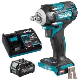 Makita TW004GZ 40V Brushless 1/2 Impact Wrench With 1 x 2.5Ah Battery & Charger
