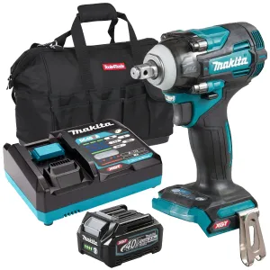 Makita TW004GZ 40V Brushless 1/2 Impact Wrench With 1 x 2.5Ah Battery. Charger & Bag