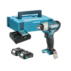 Makita TW141DWAE 12V max CXT Impact Wrench With 2 x 2.0Ah Batteries. Charger & Carrying Case