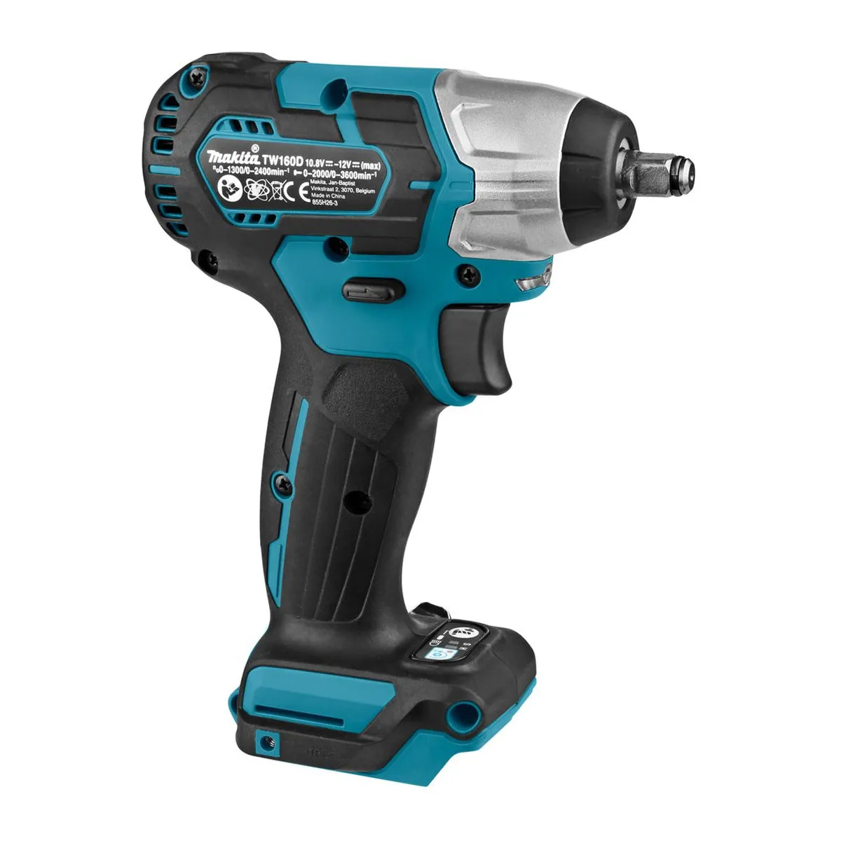 Makita TW160DSAJ 12V max CXT Impact Wrench With 2 x 2.0Ah Batteries. Charger & Case