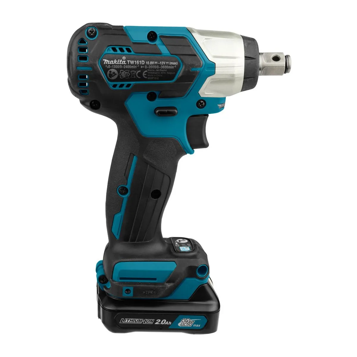 Makita TW161DSAJ 12V max CXT Impact Wrench With 2 x 2.0Ah Batteries. Charger & Case
