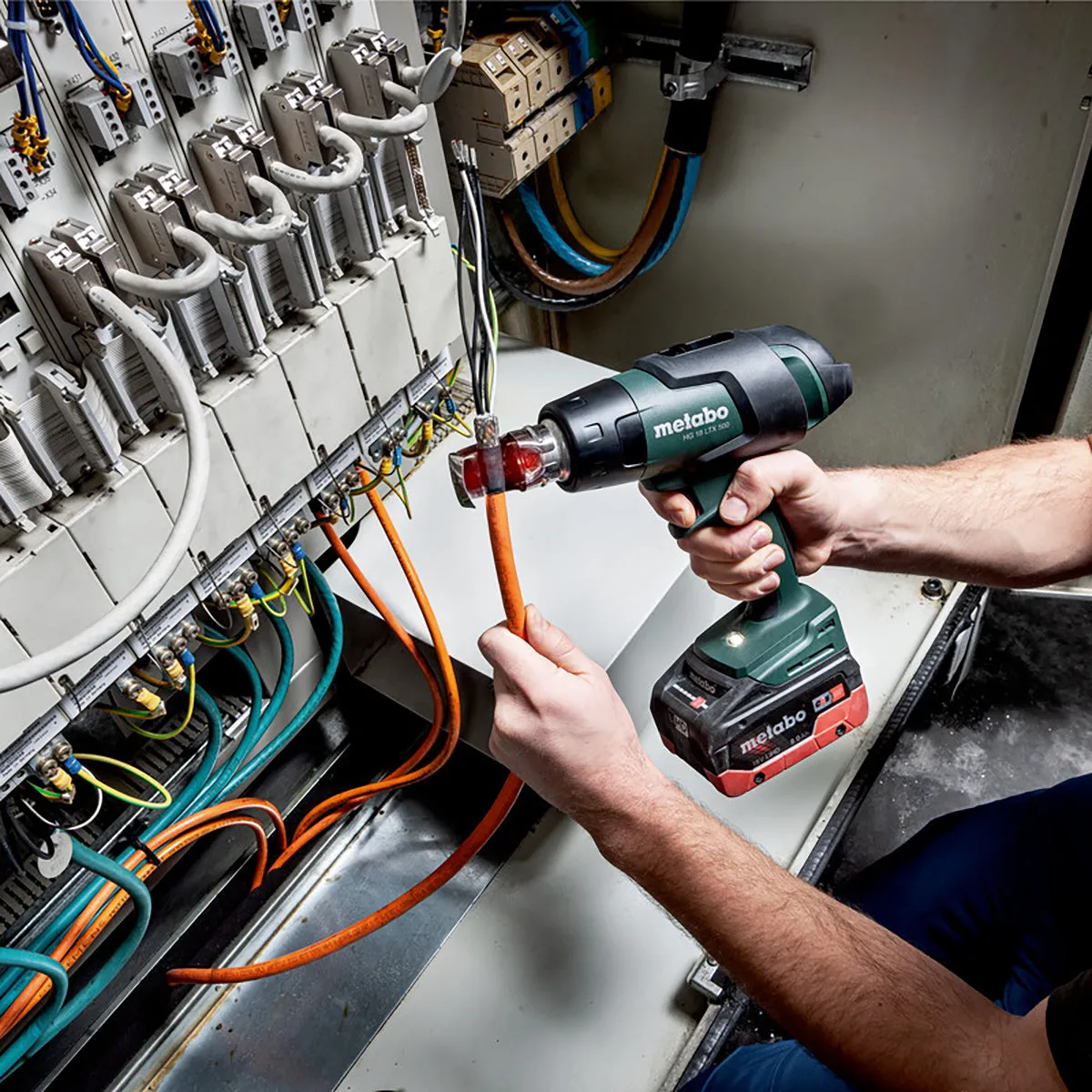 Metabo HG 18 LTX 500 18V Cordless Heat Gun with 1 x 4.0Ah Battery Charger & Metabox