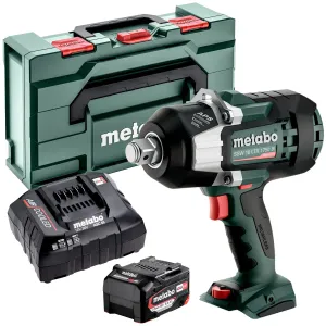 Metabo SSW 18 LTX 1750 BL 18V Brushless 3/4 Impact Wrench with 1 x 5.2Ah Battery Charger & Case