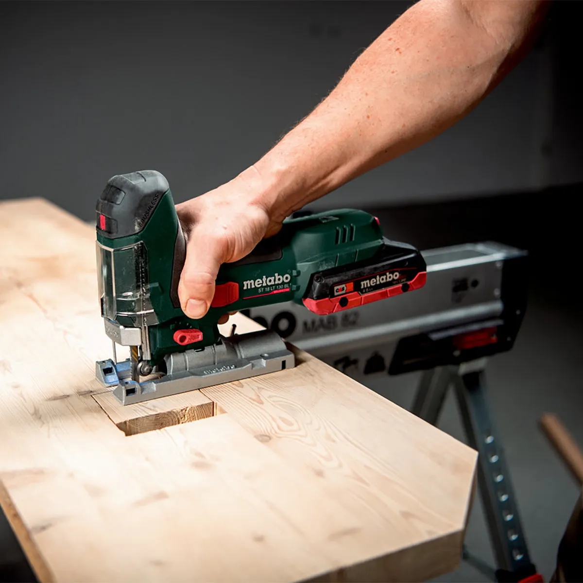 Metabo ST 18 LT 130 BL 18V Brushless Jigsaw Body Only in Metabox 601054840