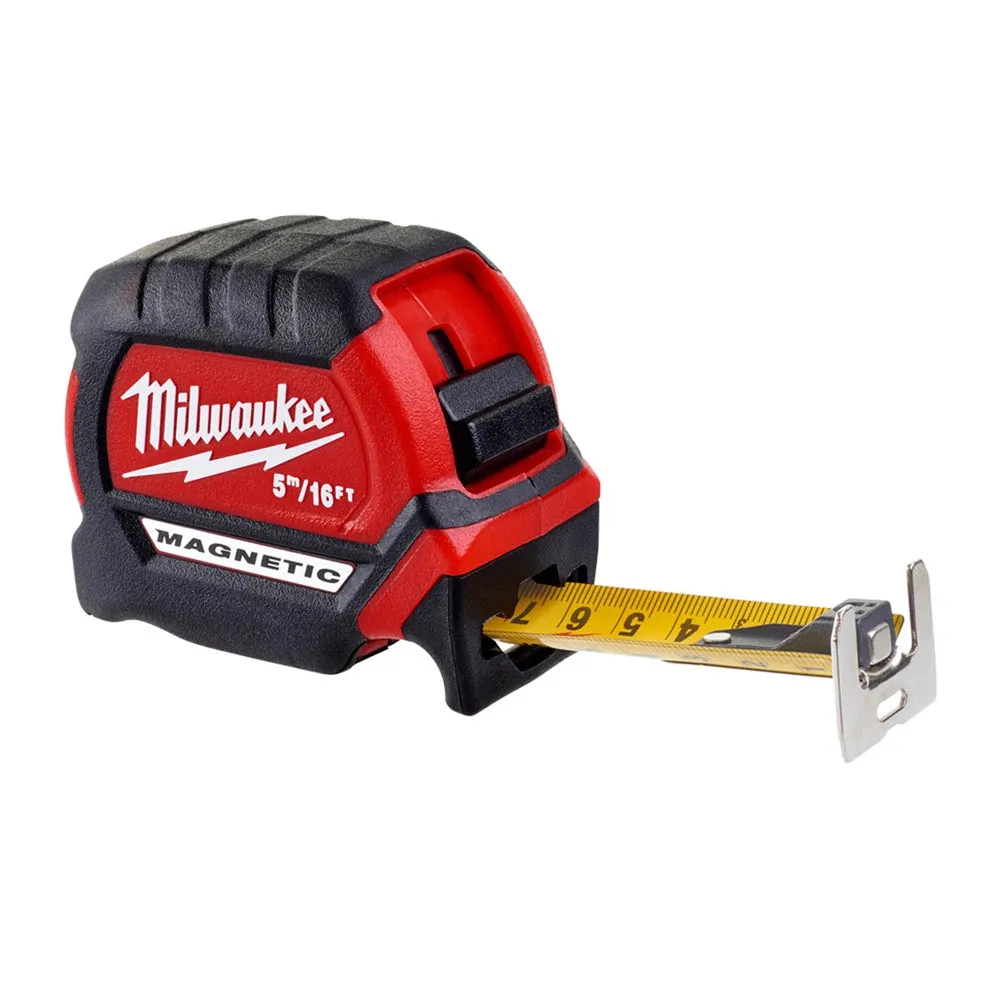 Milwaukee 5m 16ft Magnetic Measure Tape 4932464602