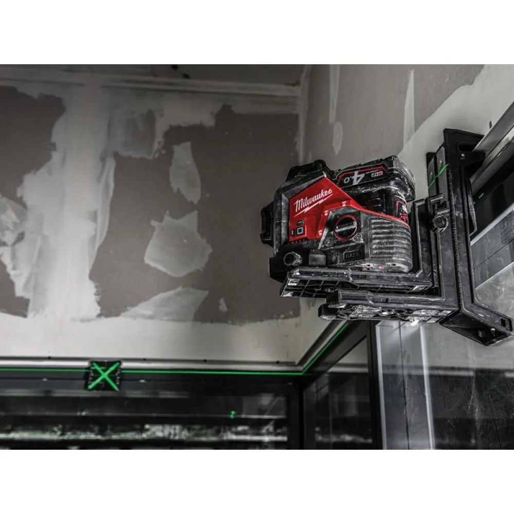 Milwaukee M123PL-0C 12V 360 3-Plane Green Laser with Case 4933478103