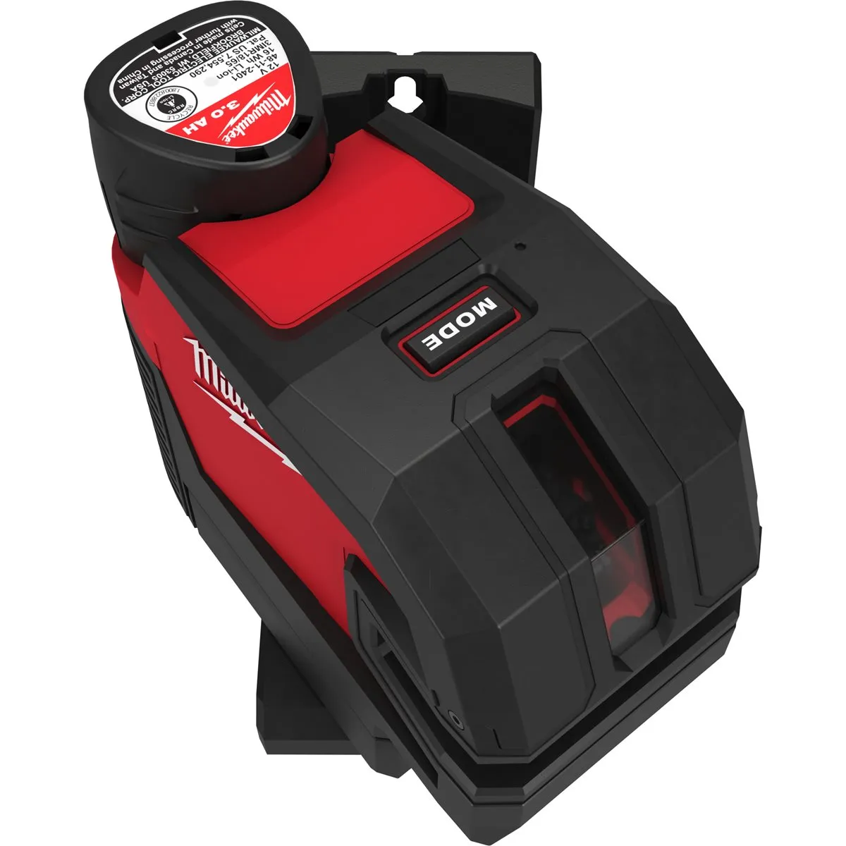 Milwaukee M12CLL4P-301C 12V 4 Points Green Cross Line Laser with 1 x 3.0Ah Battery. Charger & Case 4933479204