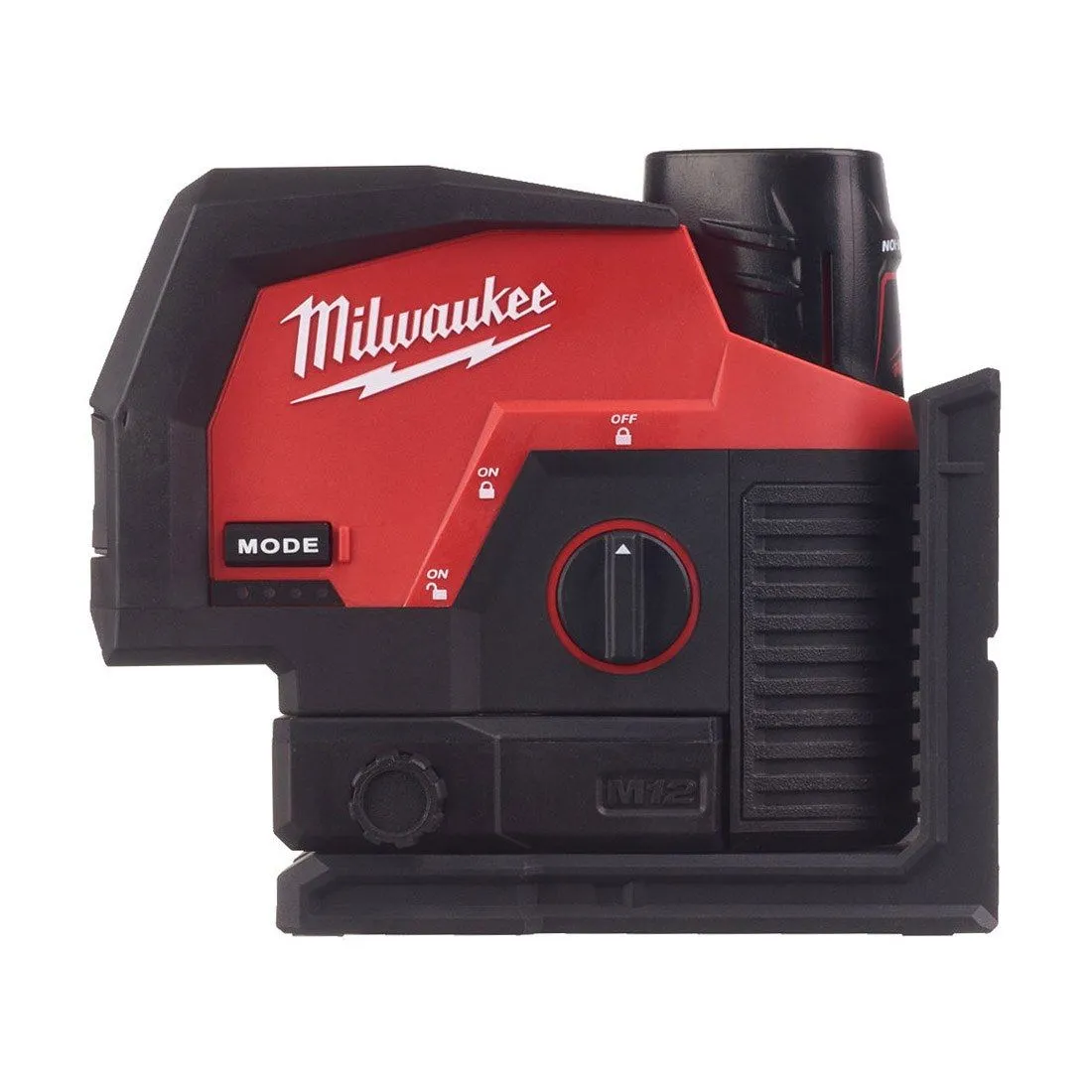 Milwaukee M12CLLP-0 12V Green Cross Line 2 Plane Laser 360 Case with 1 x 2.0Ah Battery & Charger