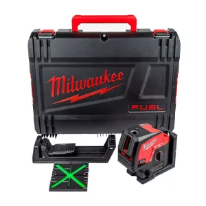 Milwaukee M12CLLP-0 12V Green Cross Line 2 Plane Laser 360 with Case 4933478101