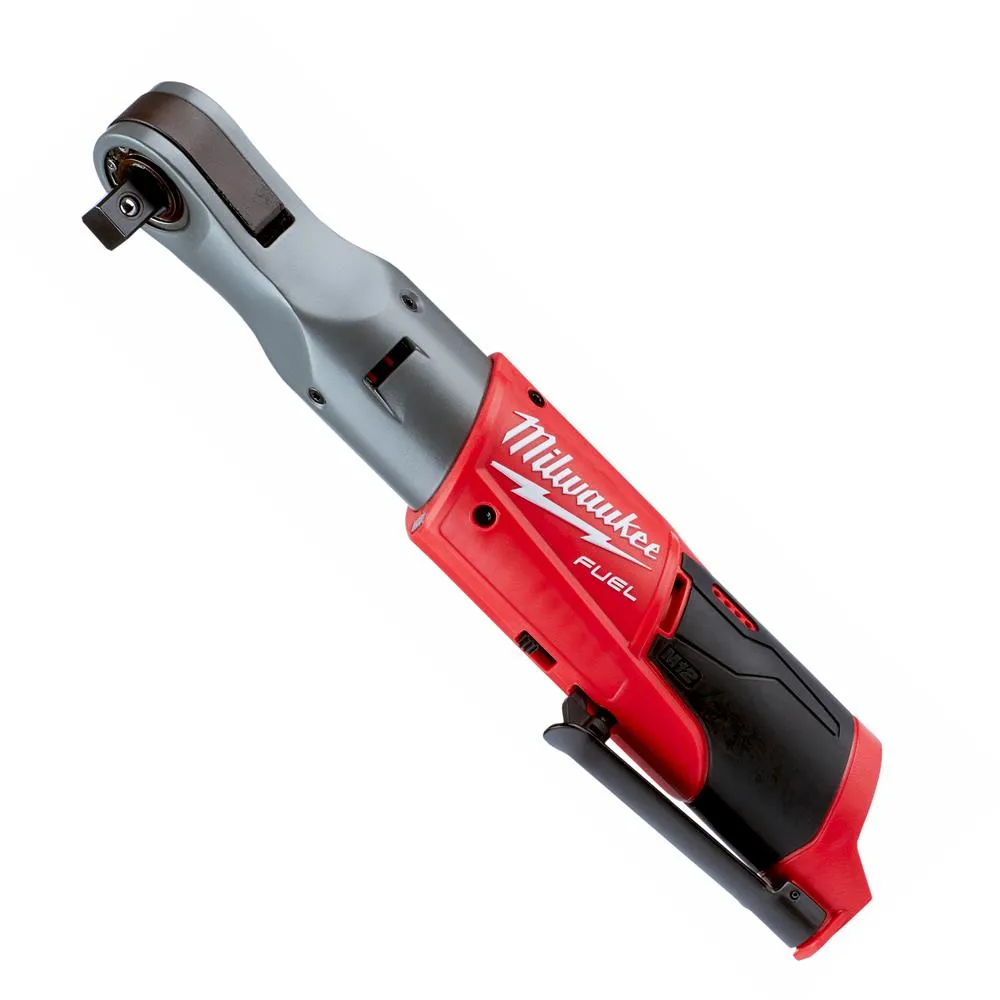 Milwaukee M12FIR12-0 12V Impact Ratchet FUEL Sub-Compact 1/2 with 1 x 2.0Ah Battery Charger & Bag