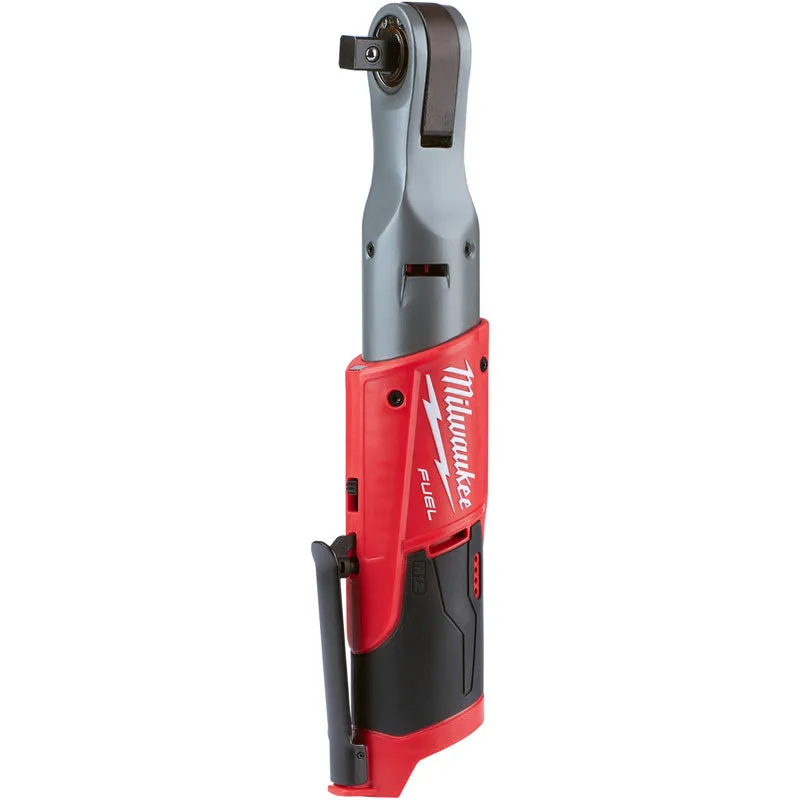 Milwaukee M12FIR12-0 12V Impact Ratchet FUEL Sub-Compact 1/2 with 1 x 2.0Ah Battery Charger & Bag