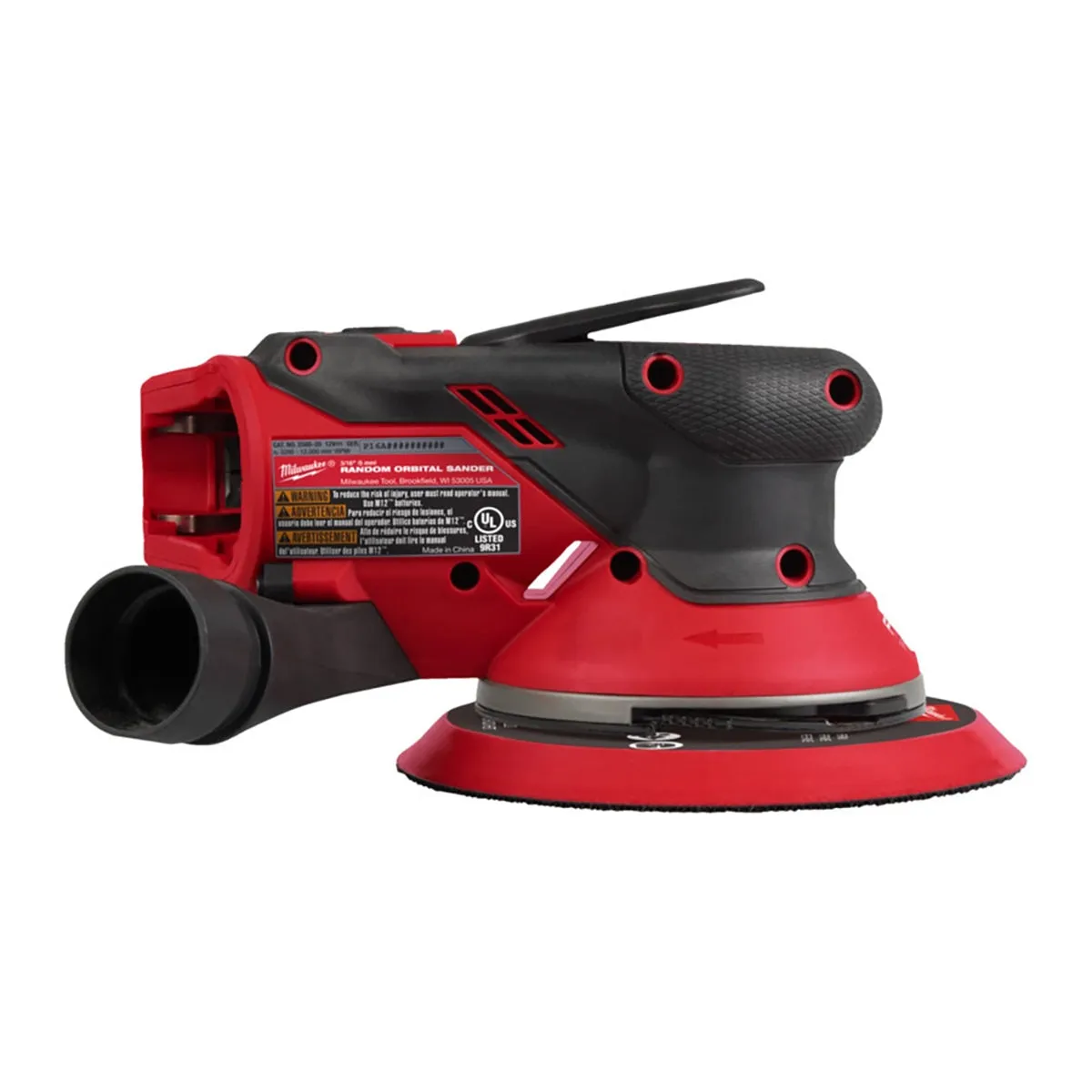 Milwaukee M12FROS5-0 12V FUEL Brushless 150mm Random Orbit Sander with 1 x 2.0Ah Battery Charger & Bag