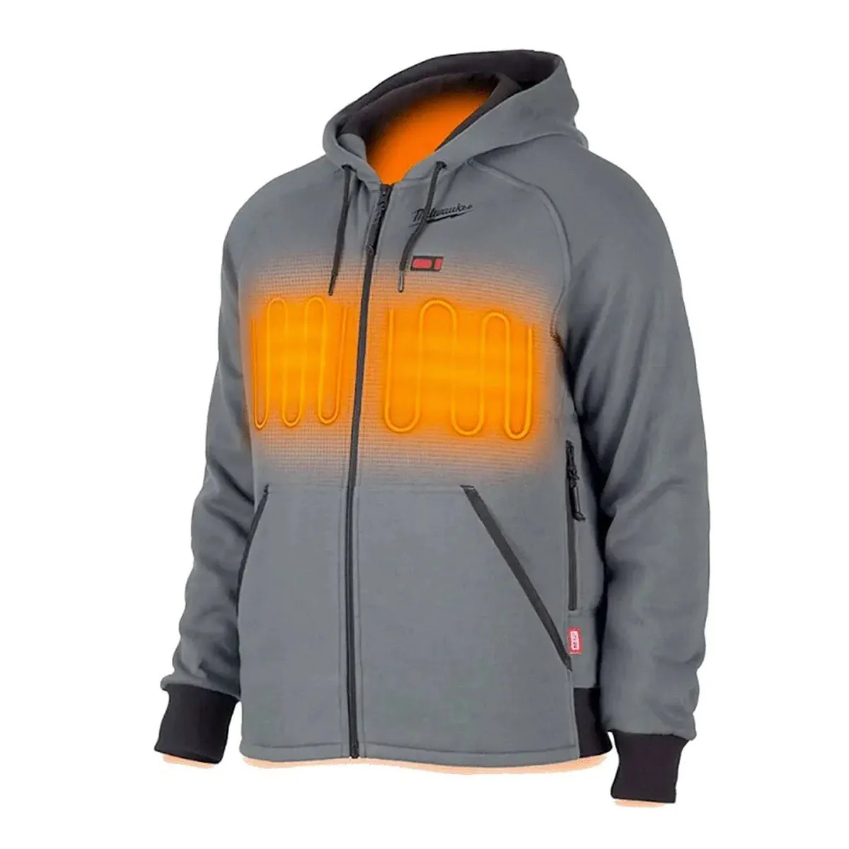 Milwaukee M12HHGREY4-0 12V Grey Heated Hoodie - XL Extra Large 4932480069