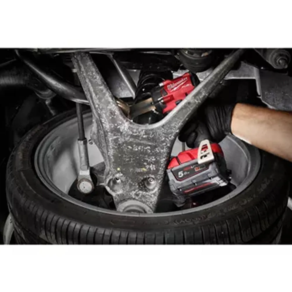 Milwaukee M18FIW2F38-502X 18V FUEL Friction Ring Impact Wrench 3/8 with 2 x 5.0AH Batteries & Charger in Case 4933478652