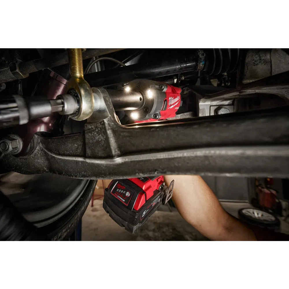 Milwaukee M18FIW2F38-502X 18V FUEL Friction Ring Impact Wrench 3/8 with 2 x 5.0AH Batteries & Charger in Case 4933478652
