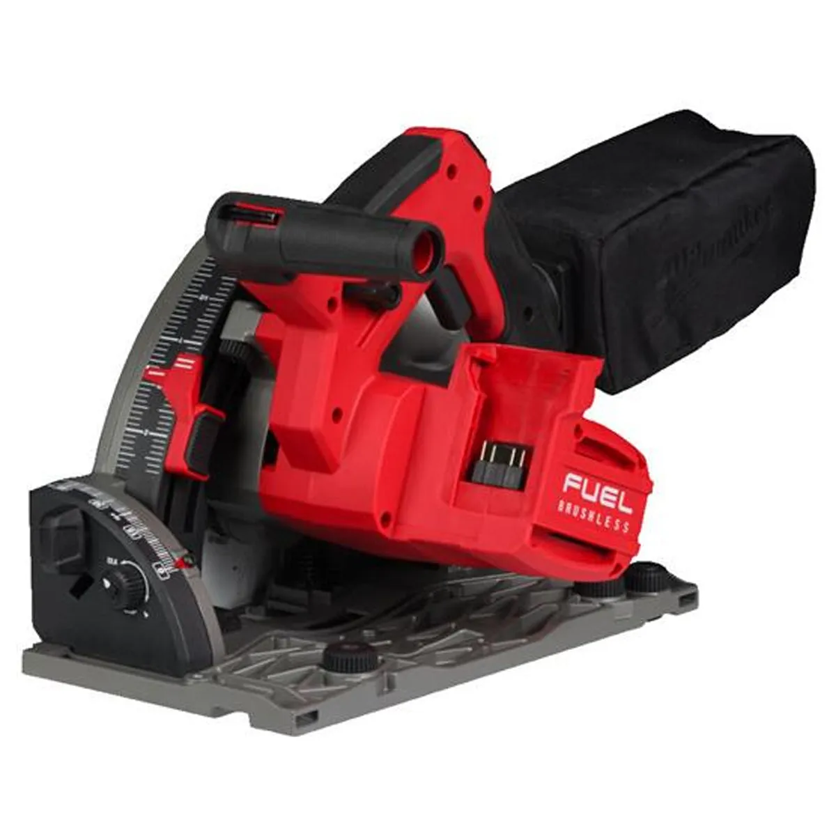 Milwaukee M18FPS55-552P 18V 165mm Fuel Brushless Plunge Saw   2 x 5.5Ah Battery with Blade & Guide Rail Kit