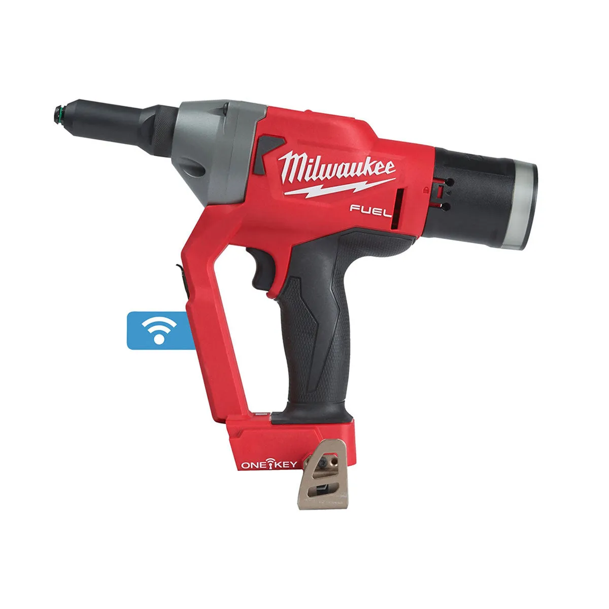Milwaukee M18ONEFPRT-0X 18V FUEL ONE-KEY Brushless Rivet Gun with 1 x 5.0Ah Battery Charger & Case