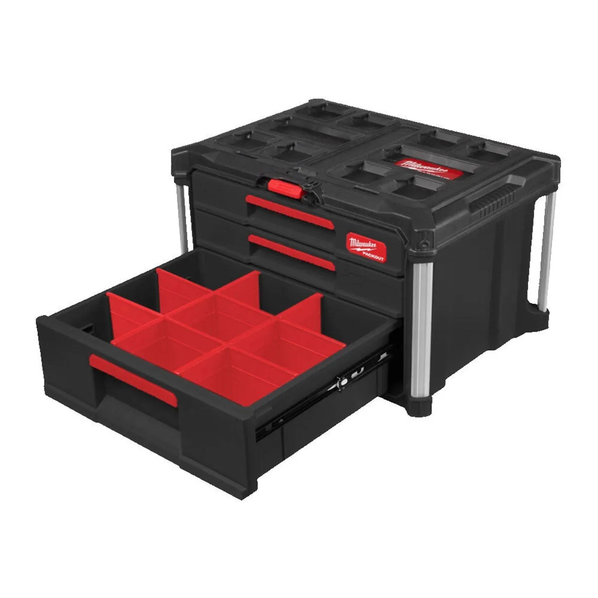 Milwaukee PACKOUT 2 1 Drawer Tool Box 4932493190