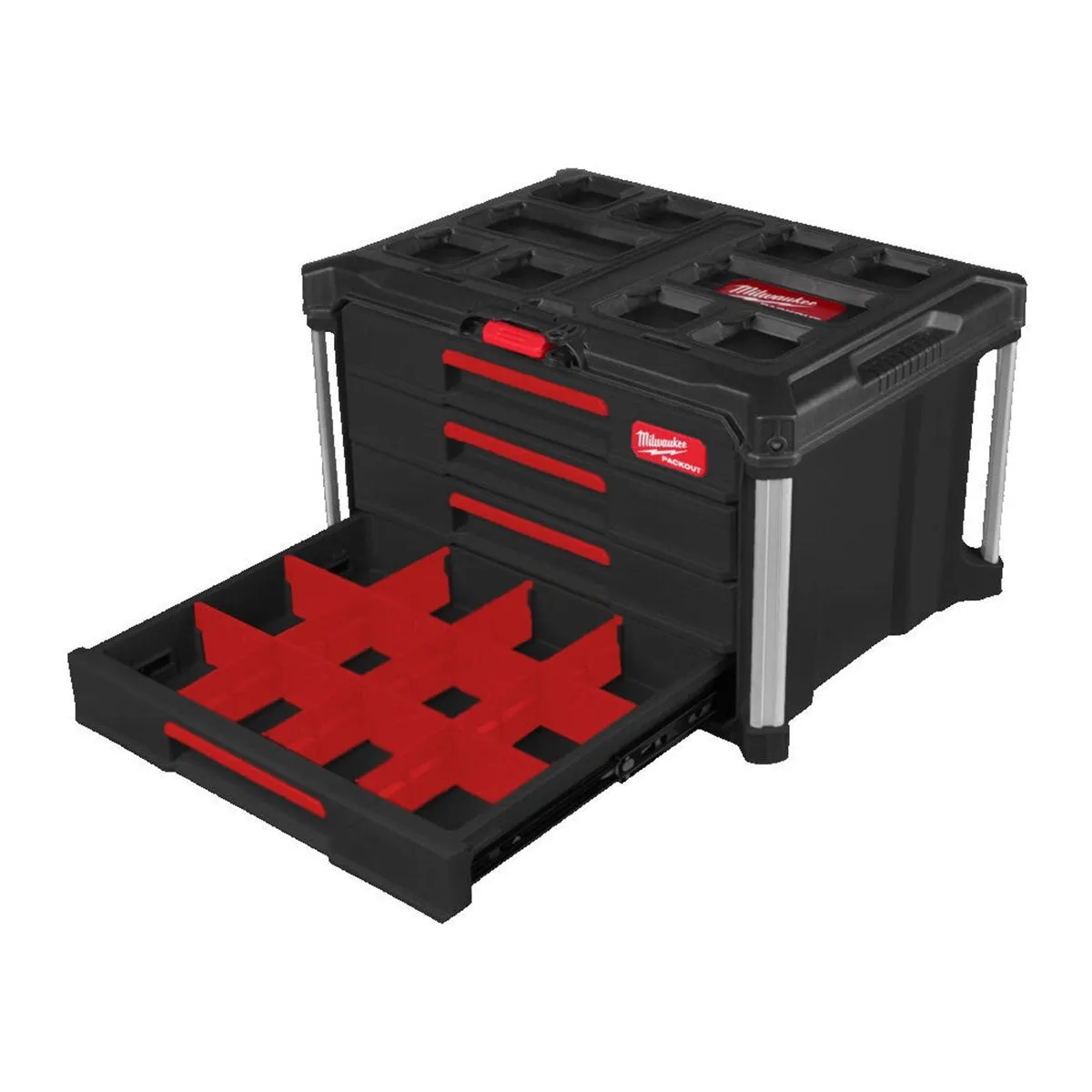Milwaukee Packout 3 Drawer Tool Box with 4 Drawer Tool Box