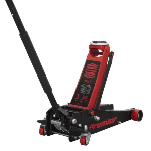 Sealey 3040AR Trolley Jack 3tonne Rocket Lift Red