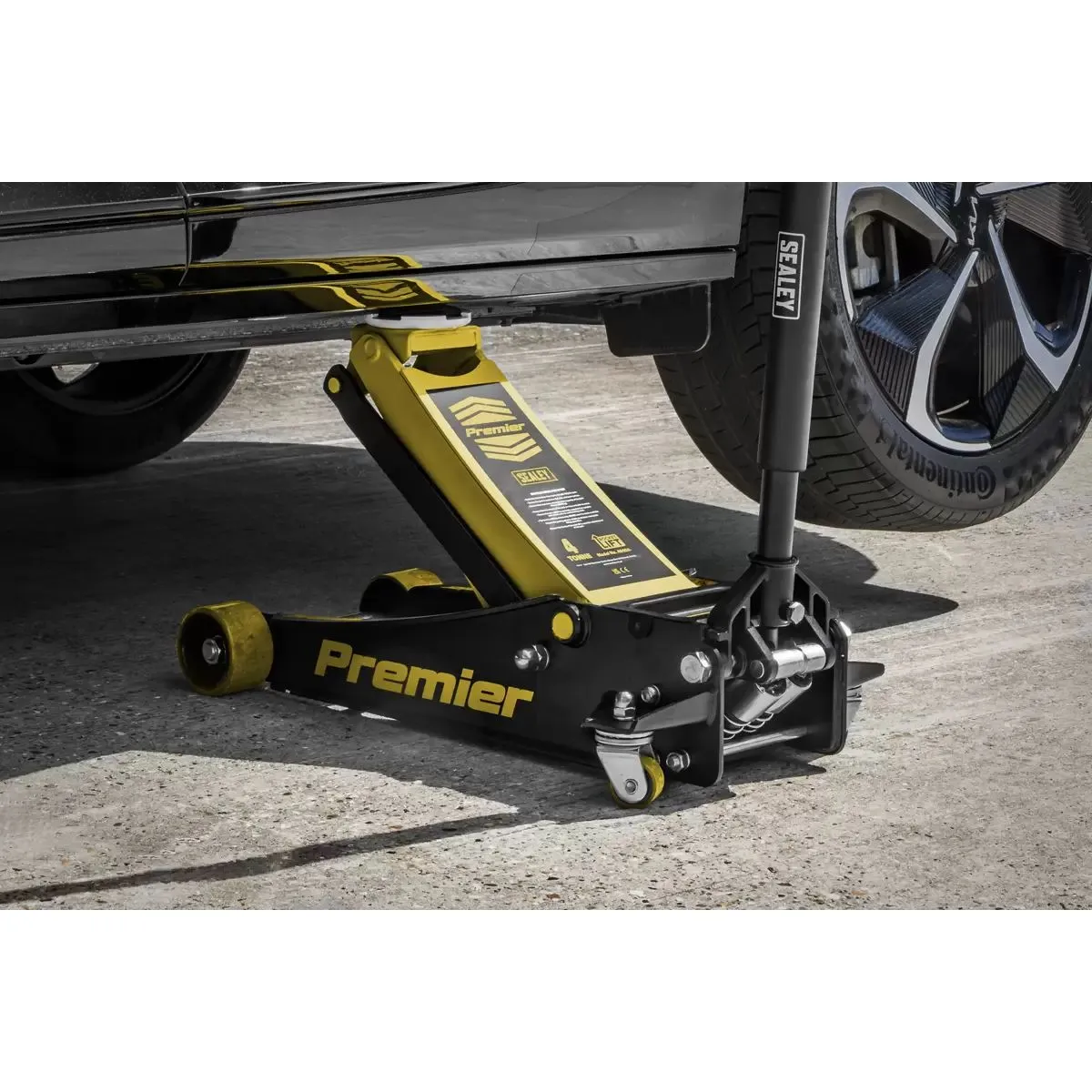 Sealey 4040AY Trolley Jack 4tonne Rocket Lift Yellow
