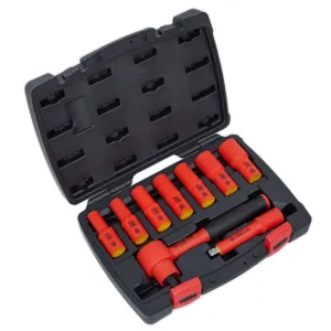 Sealey AK7942 Insulated Socket Set 9pc 3/8Sq Drive