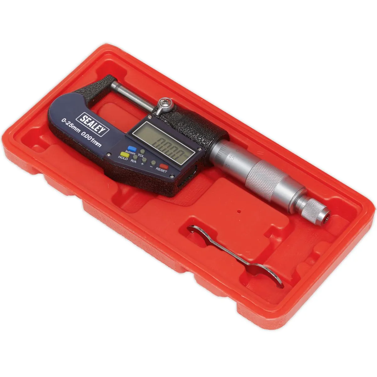 Sealey AK9635D Digital External Micrometer 0-25mm(0-1)