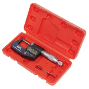 Sealey AK9635D Digital External Micrometer 0-25mm(0-1)