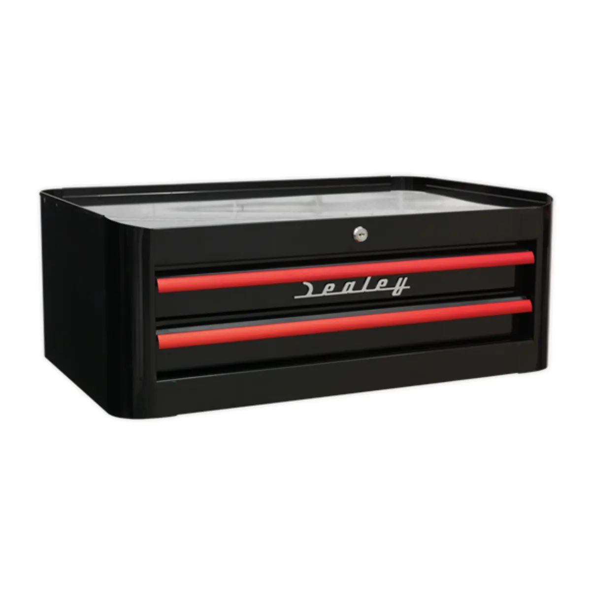 Sealey AP28COMBO2BR 10 Drawer Retro Style Rollcab Black and Red