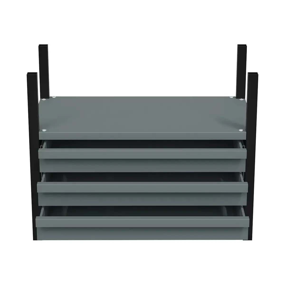 Sealey APMRM2 Modular Racking Mid Unit with 3 Drawers and 1 Shelf 580mm Versatile Storage for Tools