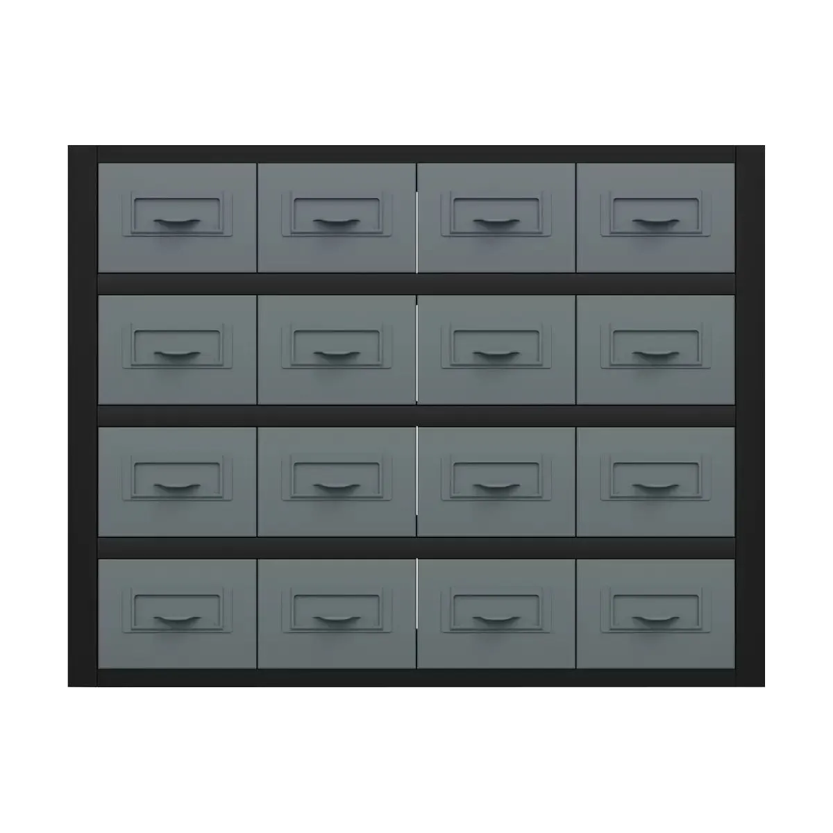 Sealey APMRM5 Modular Racking Mid Unit with 16 Small Drawers 580mm Storage for Organizing Tools