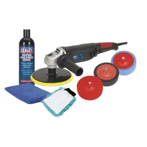 Sealey CPK03 Pro Electric 180mm Polisher Kit 1100W/230V