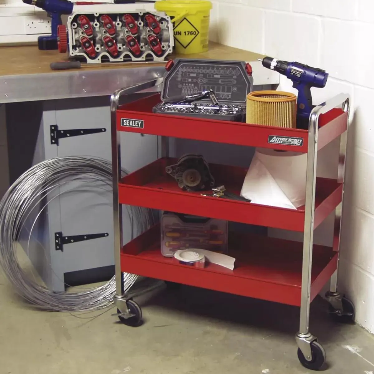 Sealey CX103 3-Level Heavy-Duty Trolley