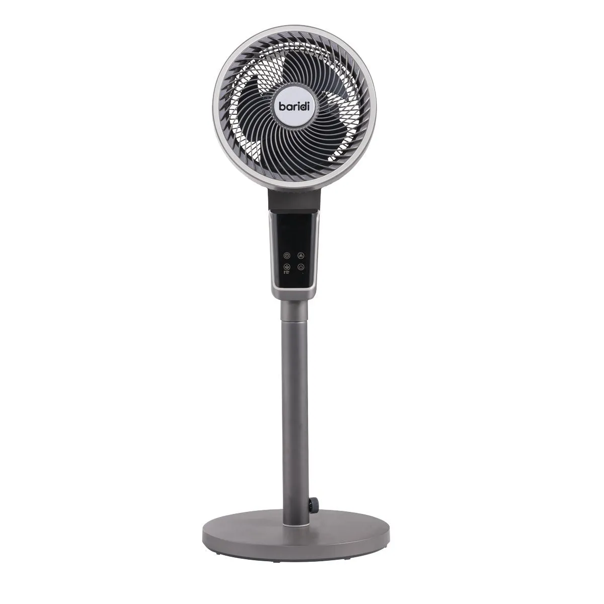 Sealey DH141 Baridi Pedestal Fan with Remote Control & 12hr Timer 12 Grey 230V