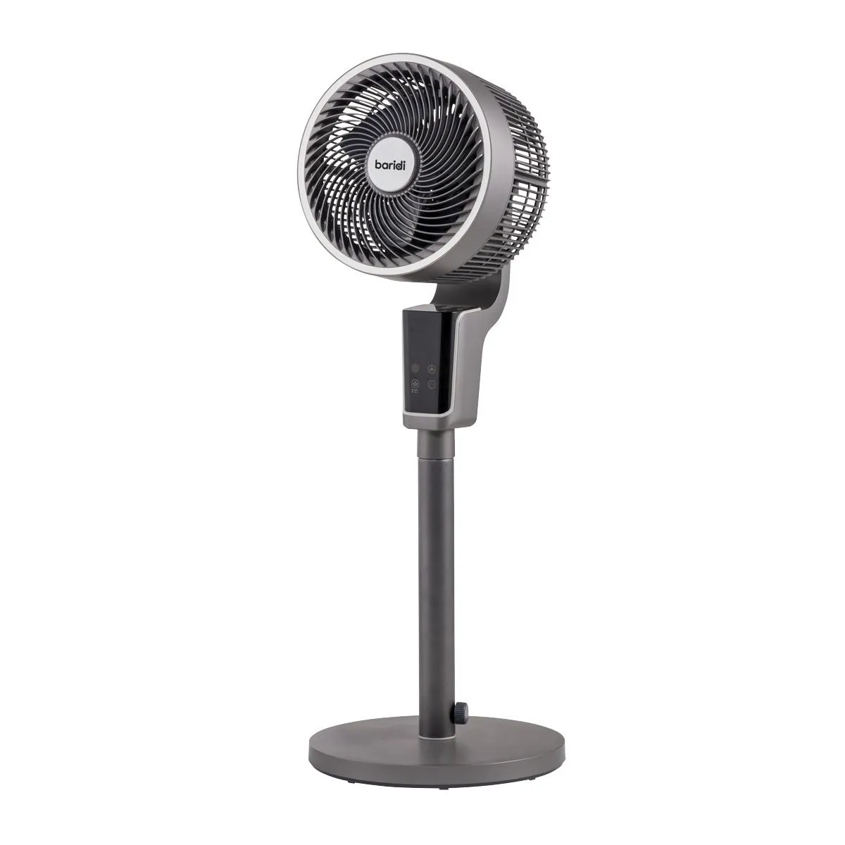Sealey DH141 Baridi Pedestal Fan with Remote Control & 12hr Timer 12 Grey 230V