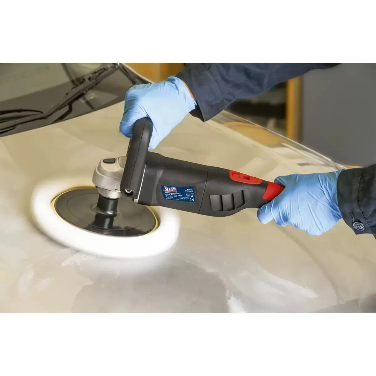 Sealey ER1700PD Lightweight 180mm Digital Polisher 230V/1100W