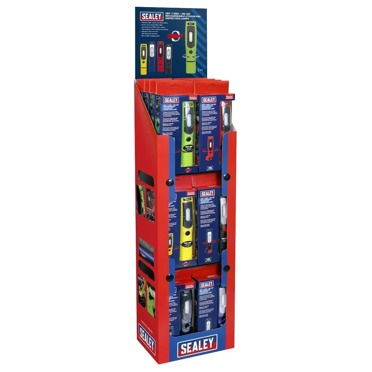 Sealey LED3602COMBO1 Display LED Box of 24