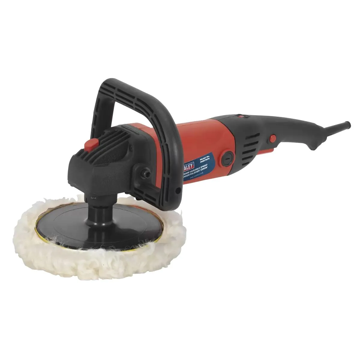 Sealey MS875PS Sander/Polisher 180mm Variable Speed 1200W/230V
