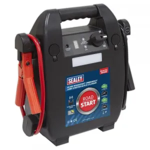 Sealey RS105B 12/24V RoadStart Emergency Jump Starter 6ltr 8 Cylinder