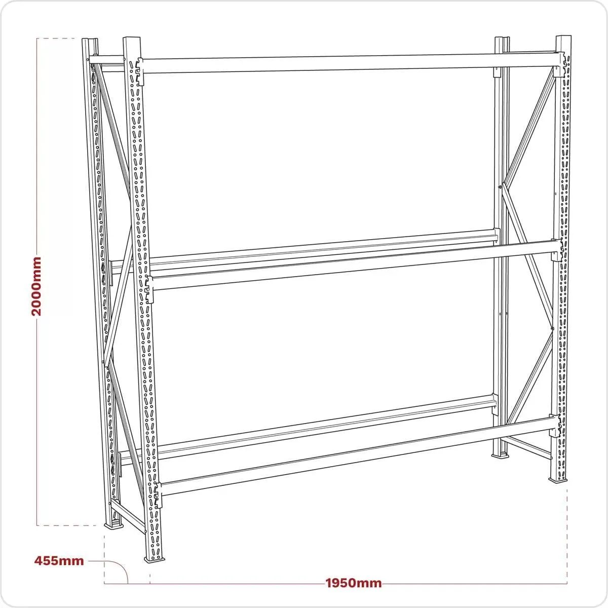 Sealey STR600 Two Level Tyre Rack 200kg Capacity Per Level