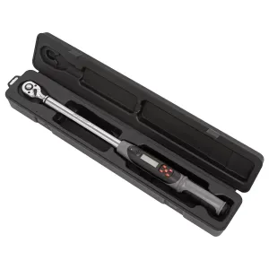Sealey STW306 Workshop 1/2 Square Drive Angle Torque Wrench Digital 20-200Nm