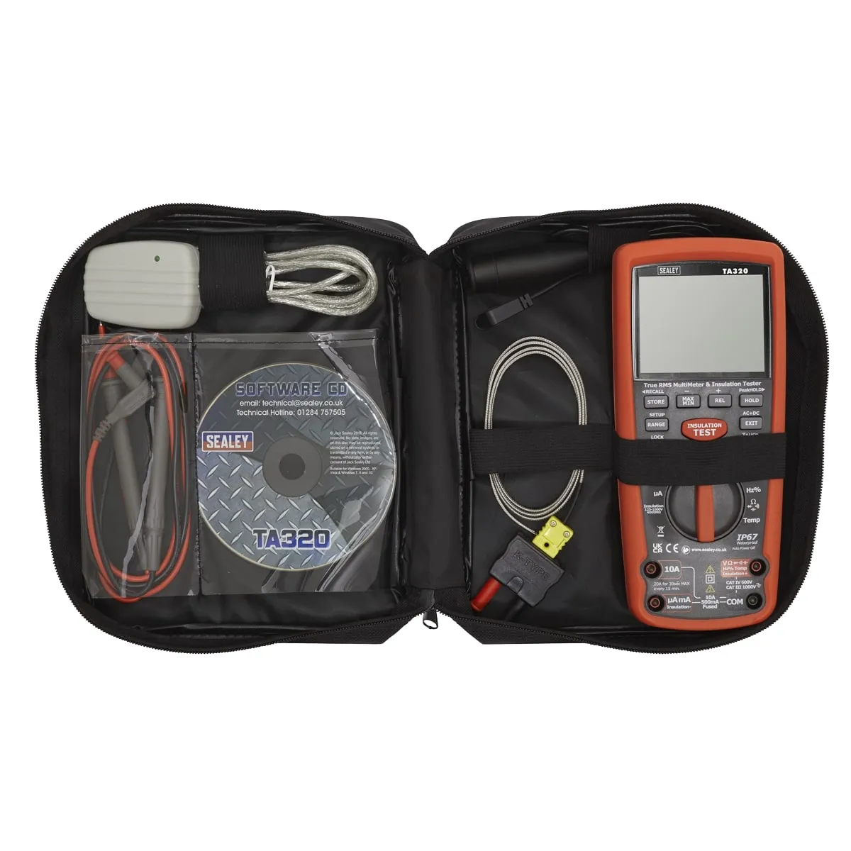 Sealey TA320 Digital Automotive Analyser and Insulation Tester