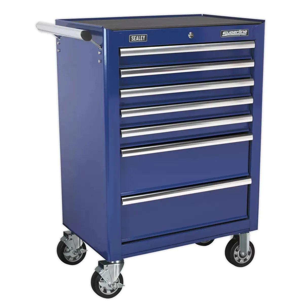 Sealey TBTPCOMBO5 Tool Chest Combination 14 Drawer with Ball Bearing Slides Blue & 446pc Tool Kit