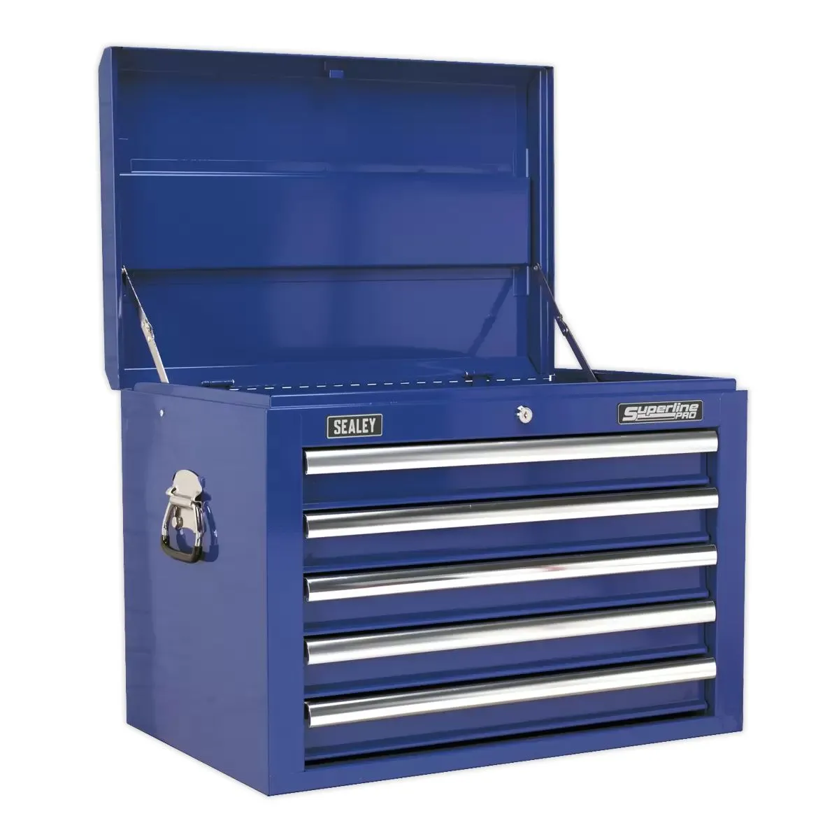 Sealey TBTPCOMBO5 Tool Chest Combination 14 Drawer with Ball Bearing Slides Blue & 446pc Tool Kit
