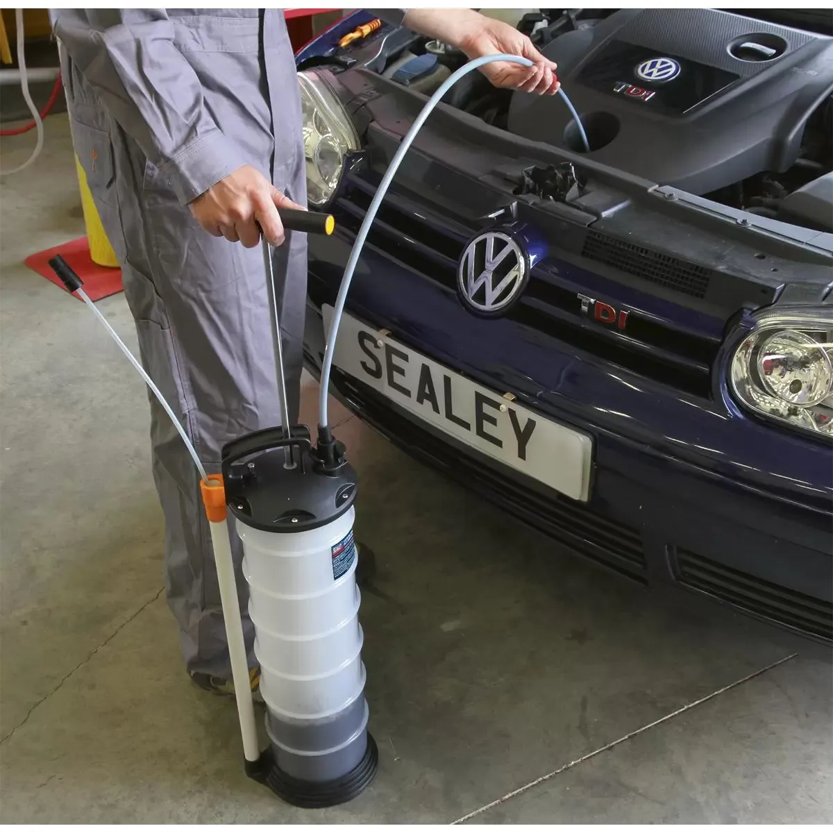 Sealey TP69 Vacuum Oil and Fluid Extractor Manual 6.5ltr